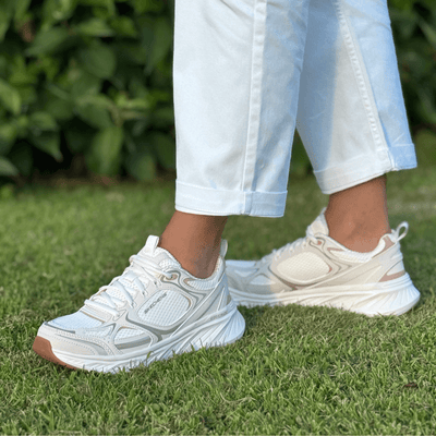 Womens Skechers Relaxed Fit: Edgeridge Trainers - Pink