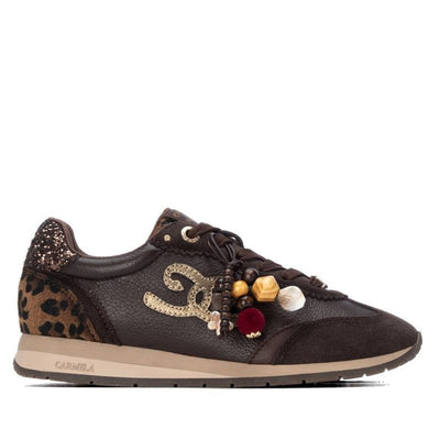 Womens Carmela 164234 Brown Trainers - Brown