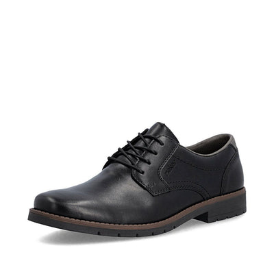 Mens Rieker 13900 Black Formal Lace-up Shoe - Black