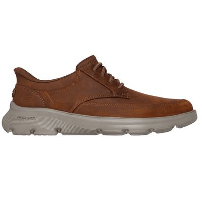 Mens Skechers Slip Ins: Arch Fit Garza Trainers - Brown