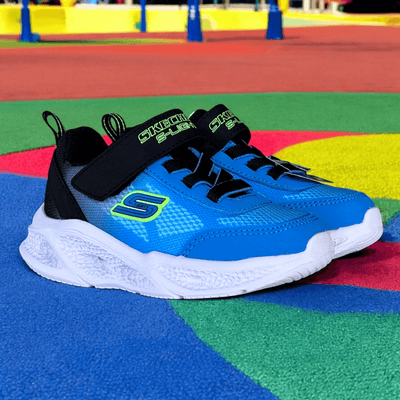 Skechers Infant Meteor - Lights Krendox Trainers - Blue