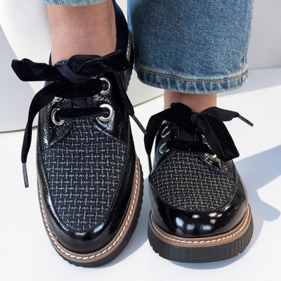 Womens Pitillos 11555 Platform Shoes - Negro