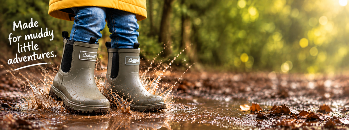 Kids Cotswold Barton Wellingtons