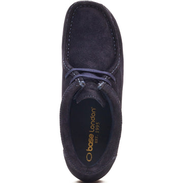Mens Base London Koko Casual Lace-up Shoes - Navy