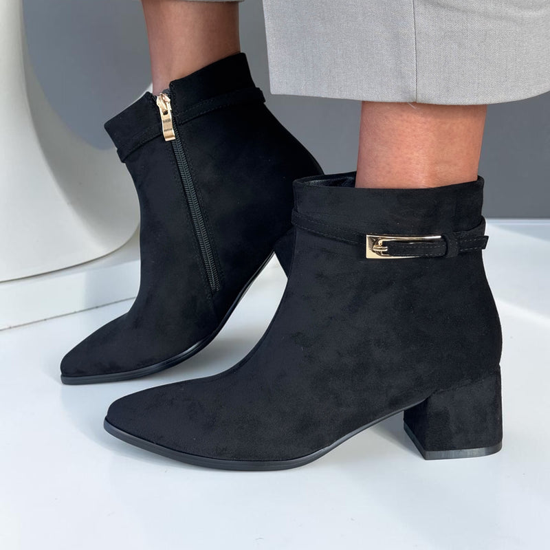 Womens Redz F137 Ankle Boots - Black