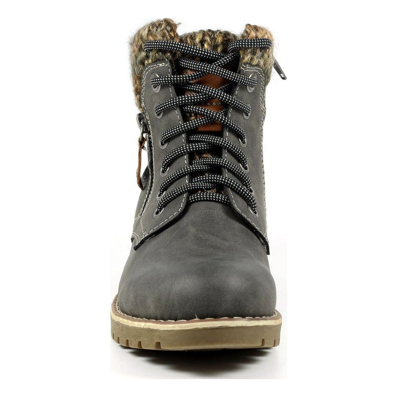 Womens Lunar Millie Waterproof Ankle Boots - Grey