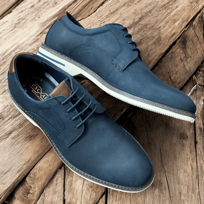 Mens Escape Hurstwood Laced Shoe - Brandy - Marine