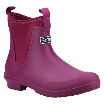Womens Cotswold Grosvenor Berry Wellingtons - Berry