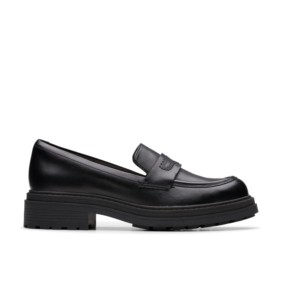 Girls Clarks Orinoco3 Edge Loafer School Shoes