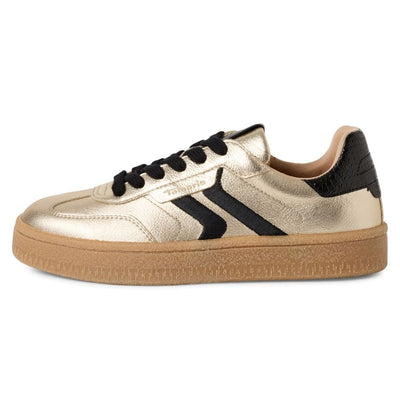 Womens Tamaris 23723 Gumsole Trainers - Light Gold Combi - Light Gold