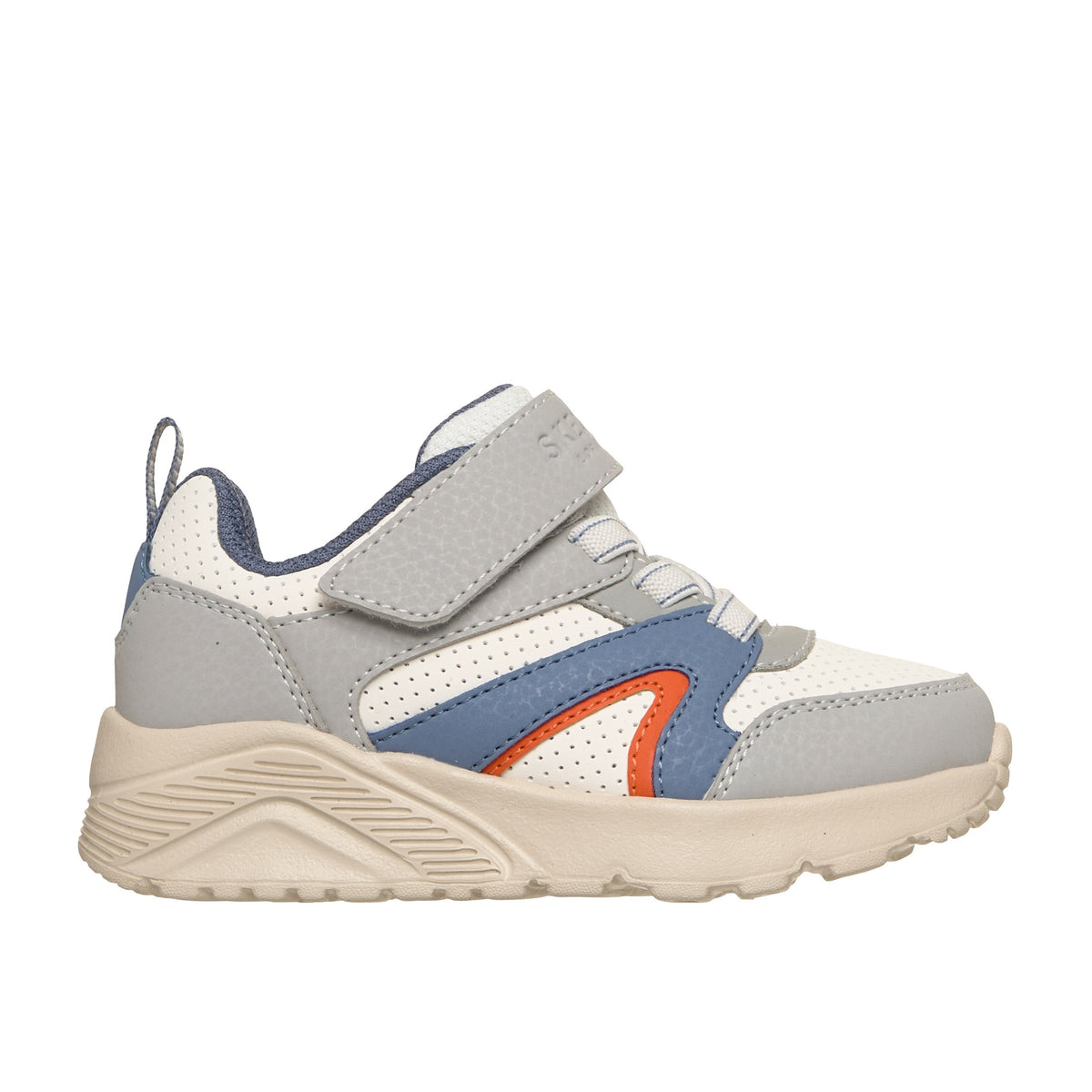 Boys Skechers 403640N Light Grey Uno Lite Trainers - Infant