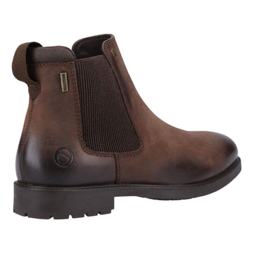 Mens Cotswold Gretton Brown Chelsea Boots - Brown