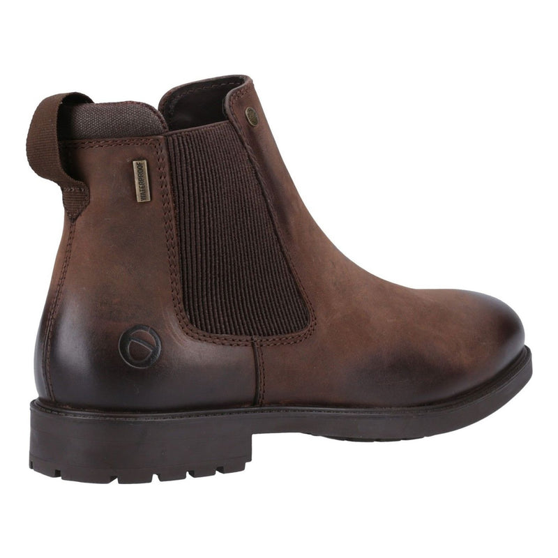 Mens Cotswold Gretton Brown Chelsea Boots - Brown