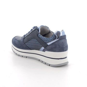 Womens Igi & Co Side Zip Trainers - Navy