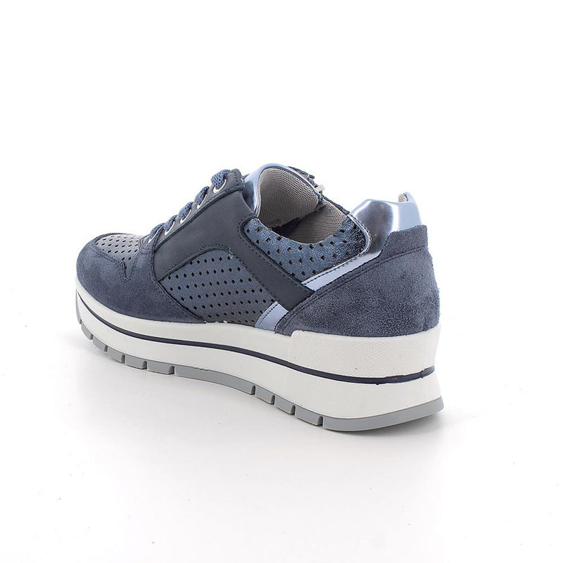 Womens Igi & Co Side Zip Trainers - Navy