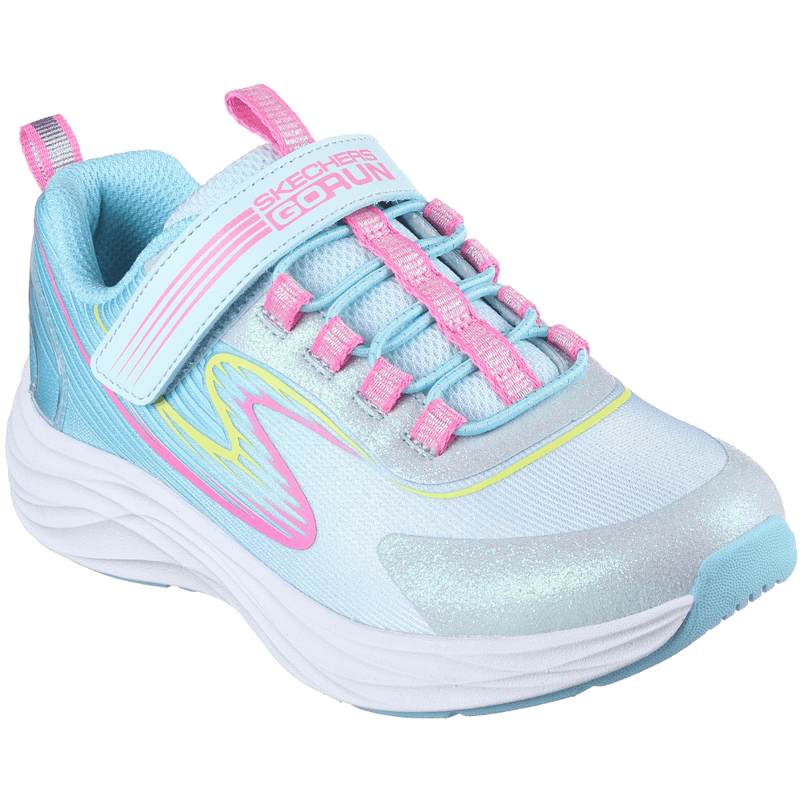 Skechers Girls Go Run Accelerate Trainers - Blue Multi