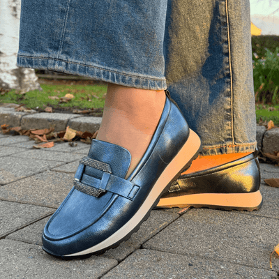 Womens Lloyd & Pryce Butzirus Sporty Loafers - Peacock