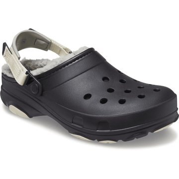 Mens Crocs All Terrain Lined Clog - Black