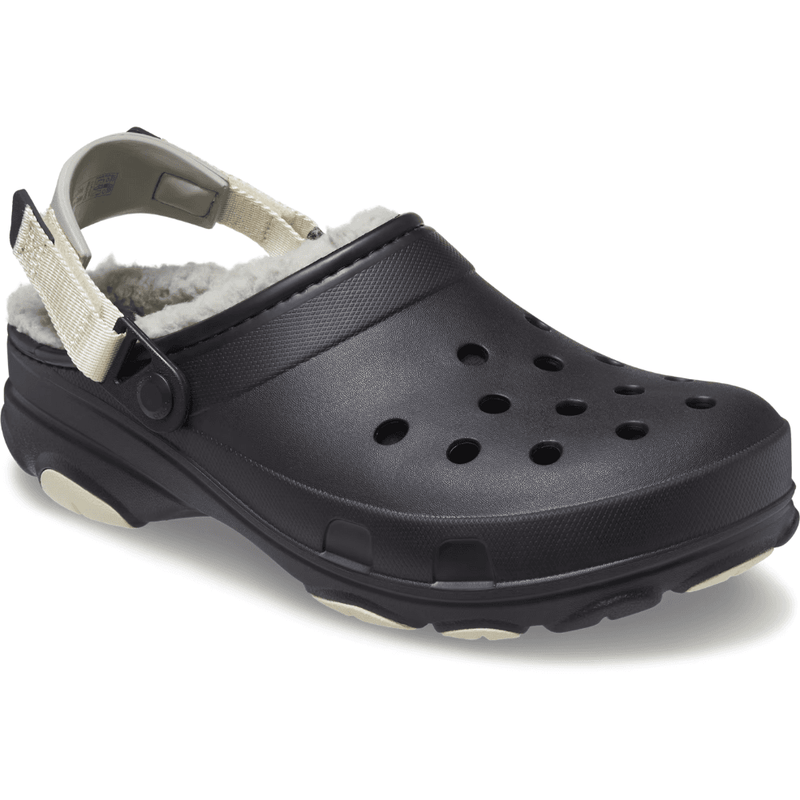 Mens Crocs All Terrain Lined Clog - Black