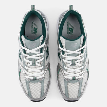 Unisex New Balance 530 Mesh Trainers - Silver Metallic with Grey Matter