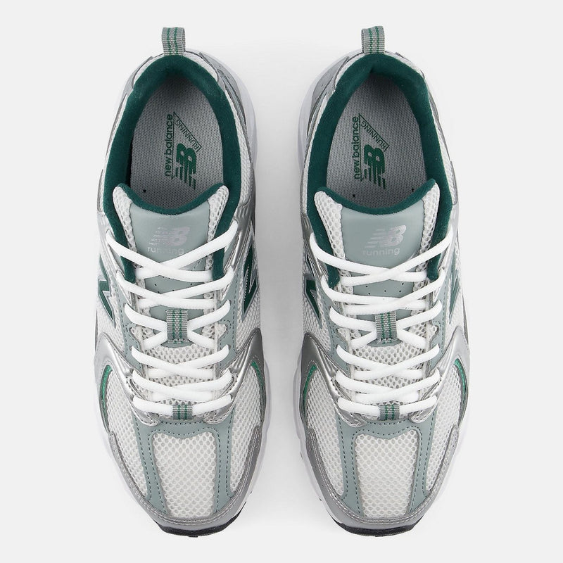 Unisex New Balance 530 Mesh Trainers - Silver Metallic with Grey Matter