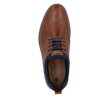 Mens Rieker 14450 Brown Formal Lace-up Shoe - Brown