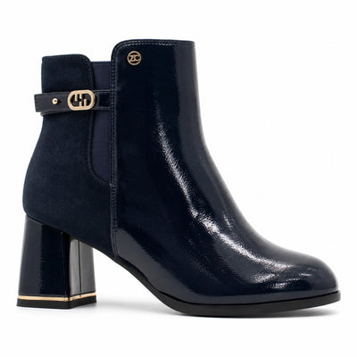 Womens Zanni & Co Fuyang One Cobalt Mix Ankle Boots - Cobalt Mix