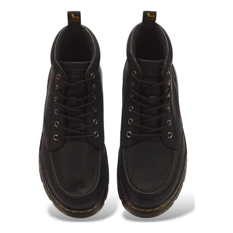 Mens Dr. Martens Bridwell Chukka Black Wyoming Leather Ankle Boots - Black