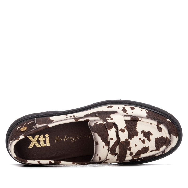 Womens Xti 146255 Cow Loafers - Cow