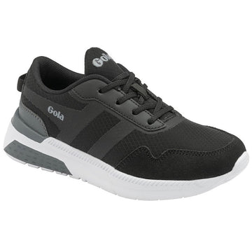 Gola Kids Atomics Black And Grey Trainers - Black