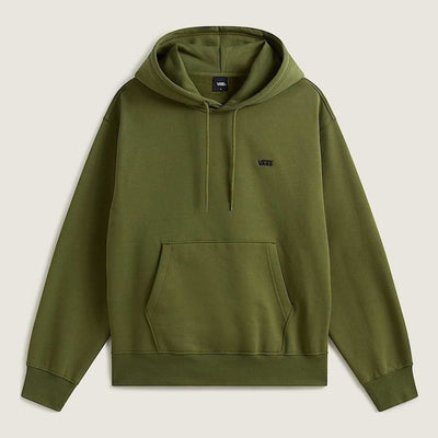 Mens Vans Left Chest II Pullover Loose Fit Hoodie - Khaki