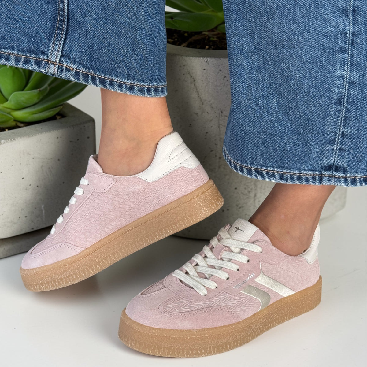 Womens Tamaris 23723 Gumsole Trainers