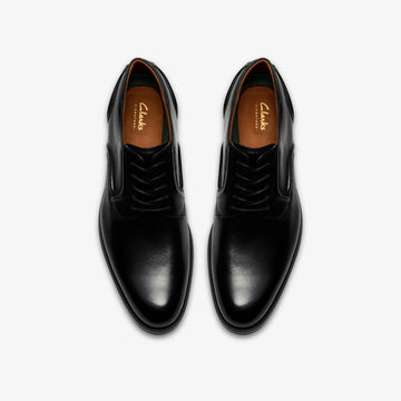 Mens Clarks Craft Remi Formal Lace-up Shoe - Black Leather