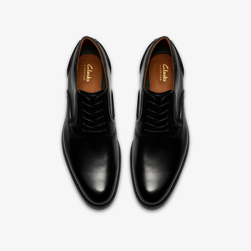 Mens Clarks Craft Remi Formal Lace-up Shoe - Black Leather