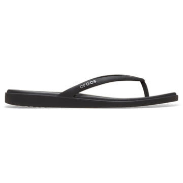 Womens Crocs Miami Flip Flops - Black