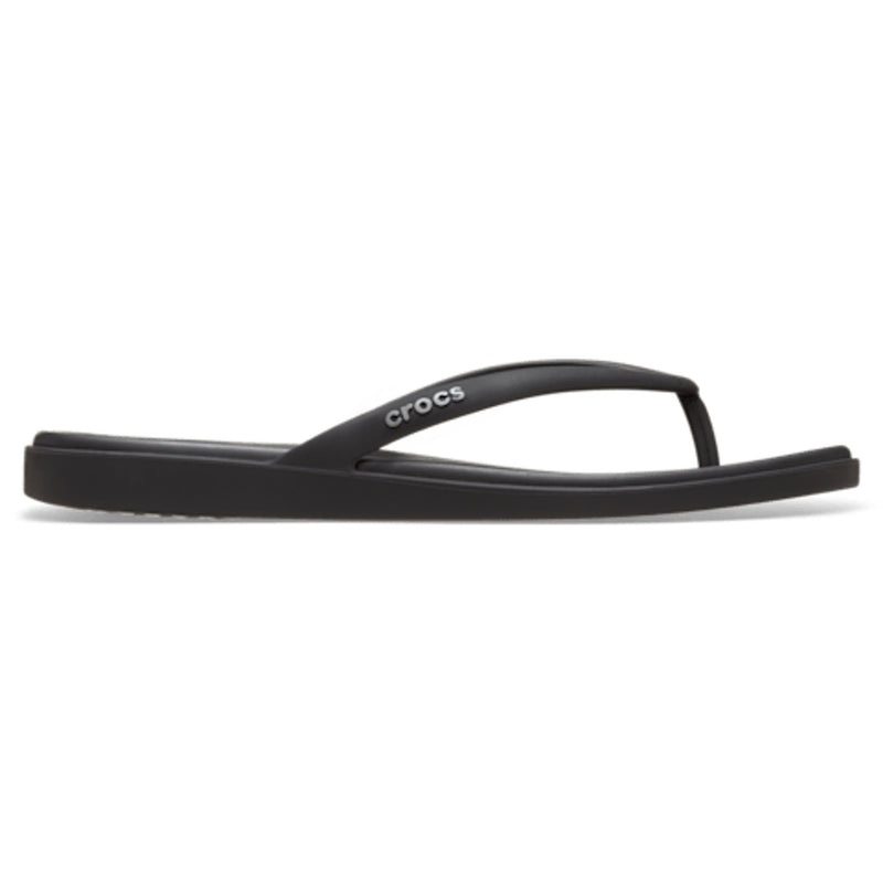 Womens Crocs Miami Flip Flops - Black
