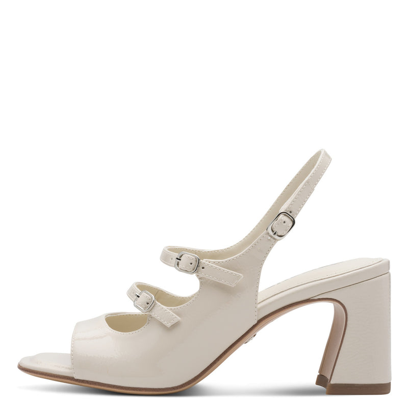 Womens Tamaris 28323 Heeled Sandals - Ivory
