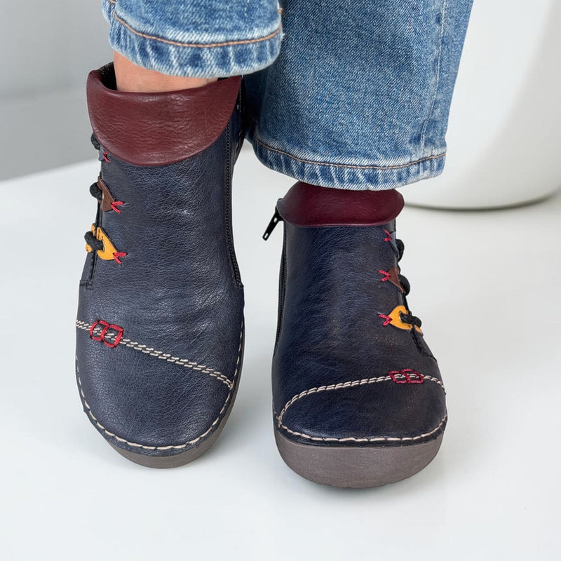 Womens Rieker 72581 Boots - Navy