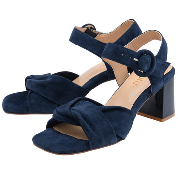 Womens Lotus ULS622 Maria Open-Toe Sandals - Navy