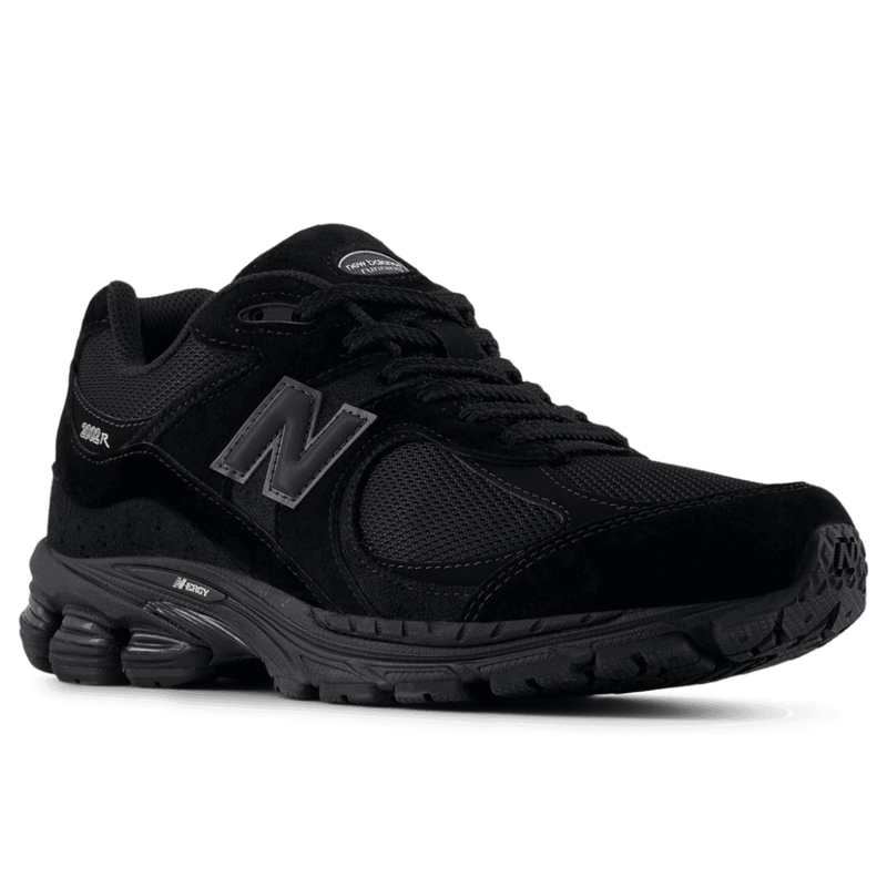 Mens New Balance 2002 Trainers - Black with Black Metallic