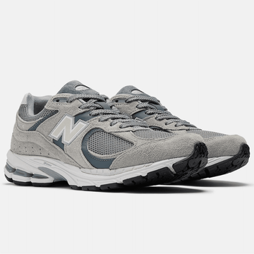 Womens New Balance 2002 Trainers - Grey with Beige - Steel with Lead and Orca