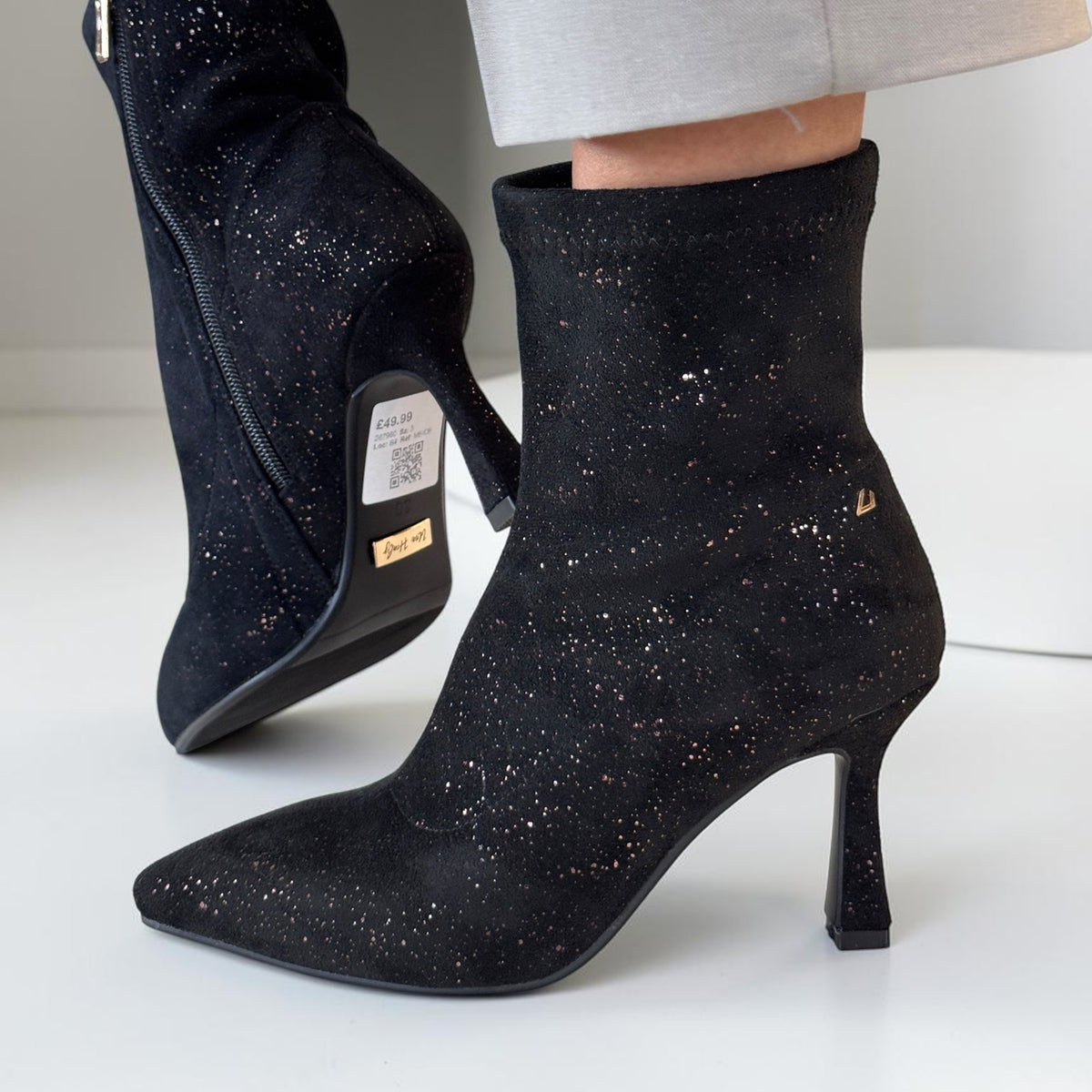 Womens Una Healy A Fire Love Vinyl Rust Ankle Boots