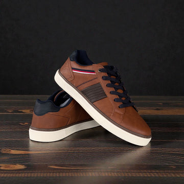 Mens Lloyd & Pryce Rasaku Casual Lace-up Shoe - Camel