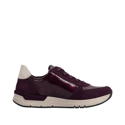 Womens Rieker 58902 Trainers - Blackberry