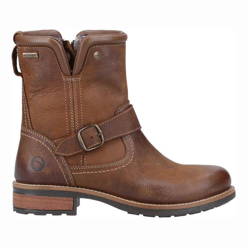 Womens Cotswold Kinsham Ankle Boots - Tan