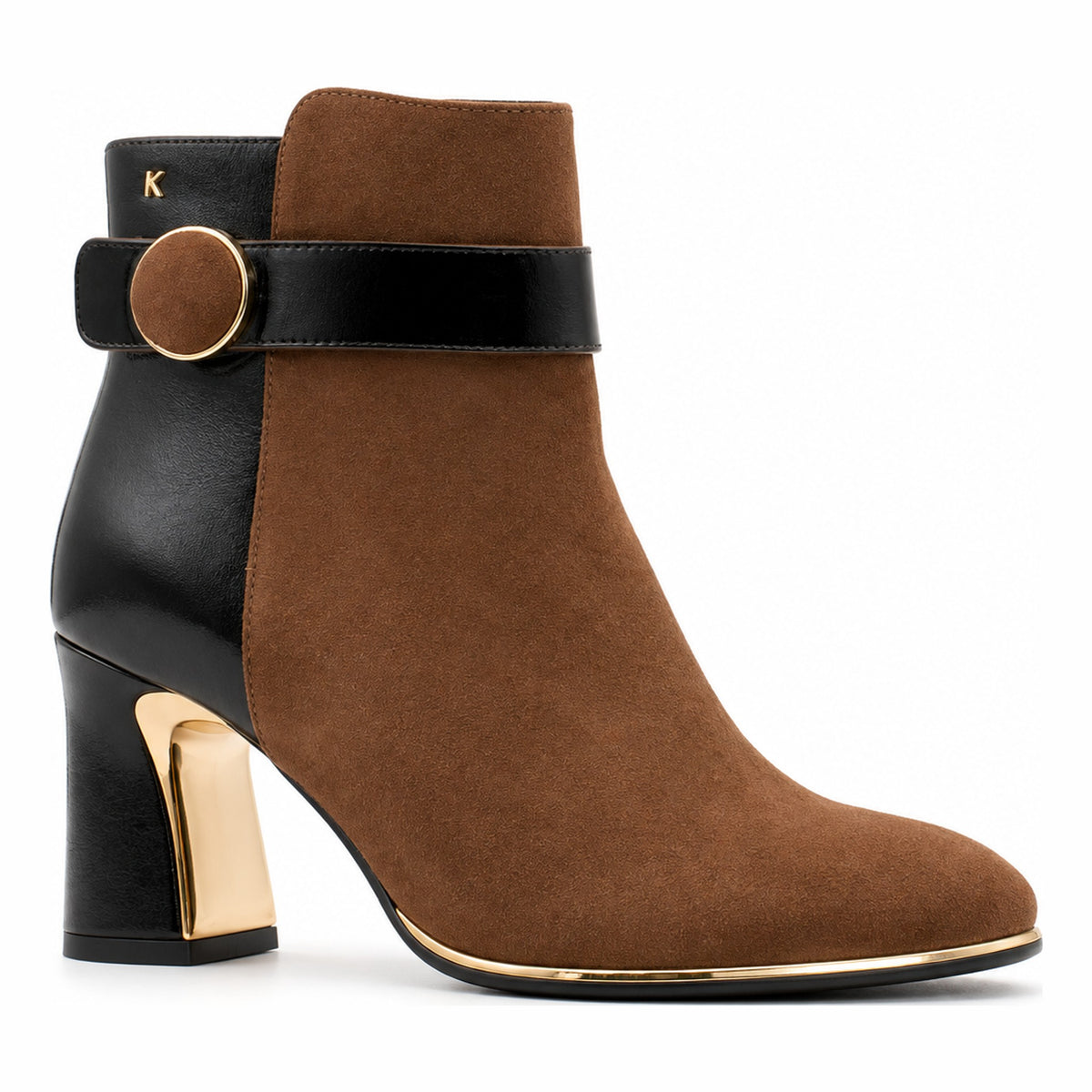 Womens Kate Appleby Alconbury Fudge Mix Ankle Block Heel Boots
