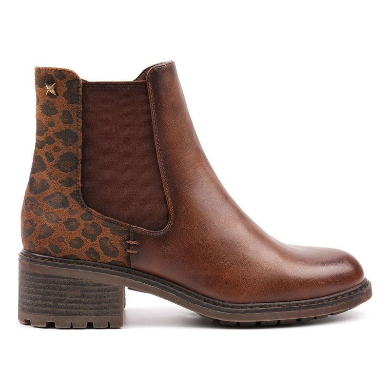 Womens Lunar Simone Tan Ankle Boots - Tan