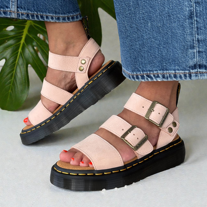 Womens Dr Martens Gryphon Quad Sandals - Pink