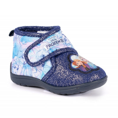 Girls Frozen II Slippers - Blue - Blue