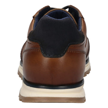 Mens Bugatti A021P Cognac Trainers - Cognac